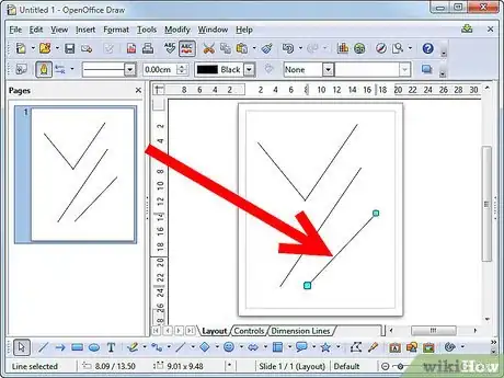 Image titled Draw Lines in Open Office Draw Step 5