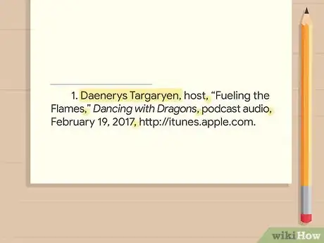 Image titled Cite a Podcast Step 17