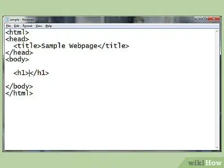 Image titled Make Paragraph Styled Heading Text in HTML Step 4