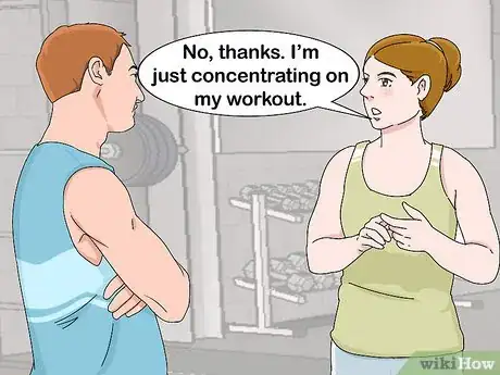 Image titled Handle Being Hit on at the Gym Step 1
