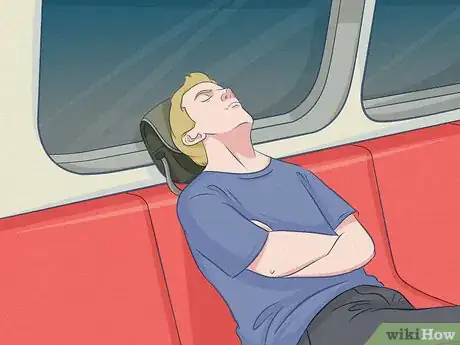 Image titled Sleep on Public Transport While Traveling Step 4