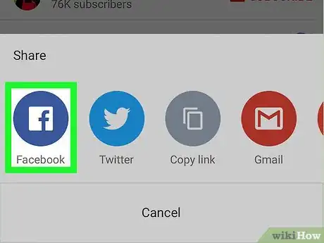 Image titled Post a YouTube Video on Facebook Step 6