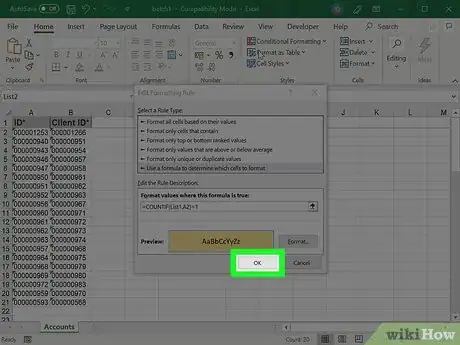Image titled Compare Two Lists in Excel Step 17