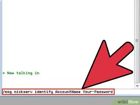 Image titled Private Message Someone in IRC Step 1