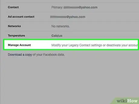 Image titled Deactivate a Facebook Account Step 17