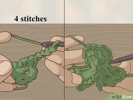Image titled Crochet a Shamrock Step 8