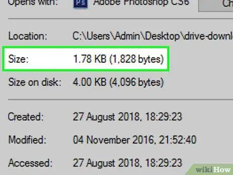 Image titled Check Folder Size on Google Drive on PC or Mac Step 20