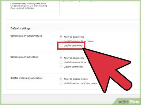Image titled Disable Comments on Videos on YouTube Step 9