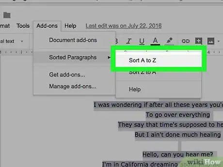 Image titled Alphabetize in Google Docs Step 12