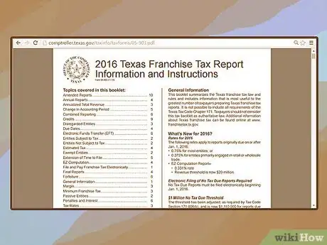 Image titled Pay Franchise Tax in Texas Step 11