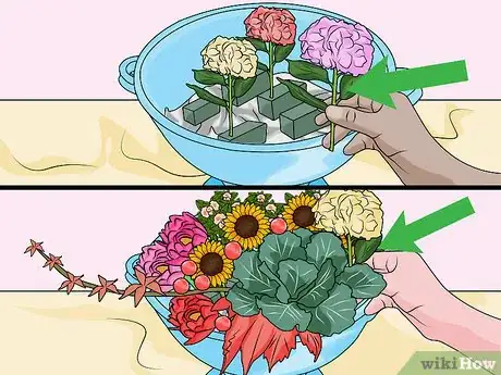Image titled Make a Colander Centerpiece Step 7