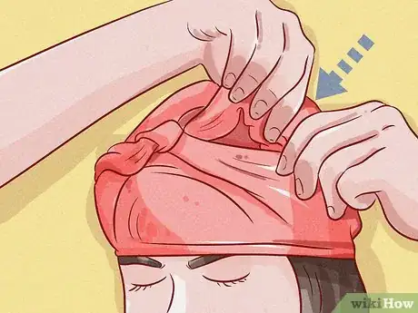 Image titled Wrap Your Hair in a Scarf for Bed Step 5