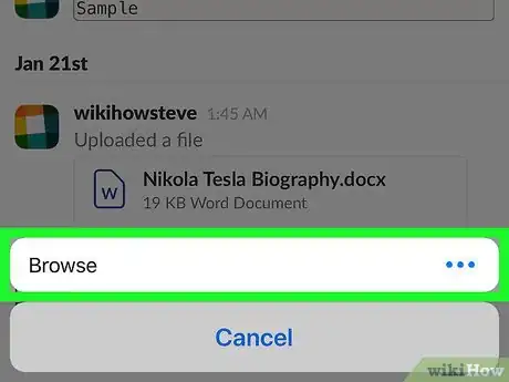 Image titled Upload a File on Slack on iPhone or iPad Step 6
