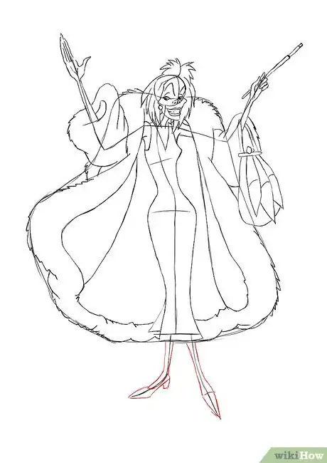 Image titled Draw CruelaDeVil Legs Step 7
