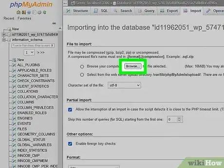 Image titled Restore a WordPress Backup Step 10