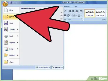 Image titled Create a Template in Microsoft Word 2007 Step 2