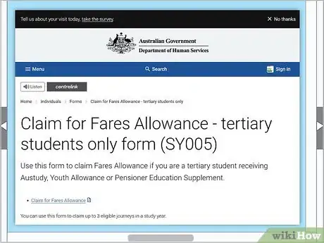 Image titled Apply for a Youth Allowance Step 8