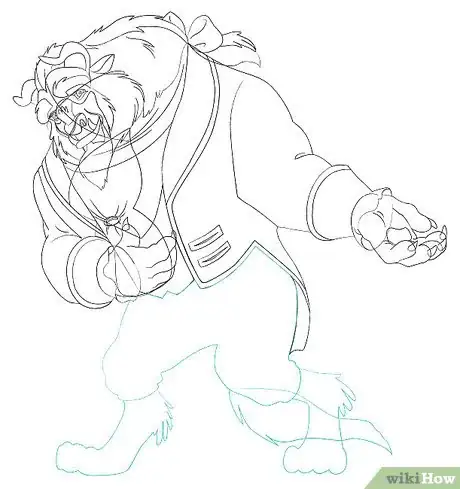 Image titled Draw the Beast from Beauty and the Beast Step 6