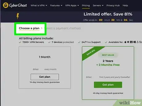 Image titled Use Cyberghost VPN Step 1