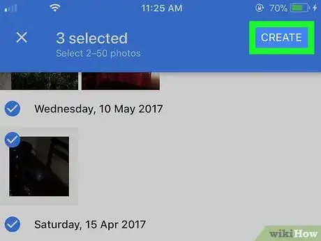 Image titled Make an Animated Gif on Google Photos on iPhone or iPad Step 5