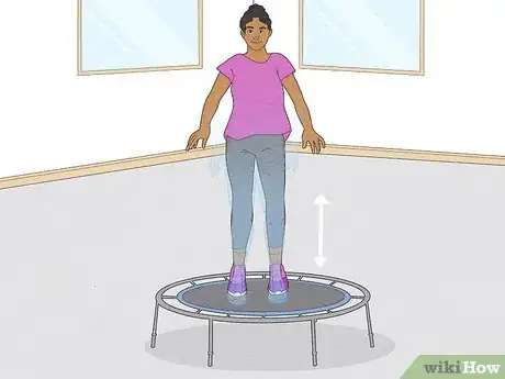 Image titled Exercise on a Trampoline Step 2
