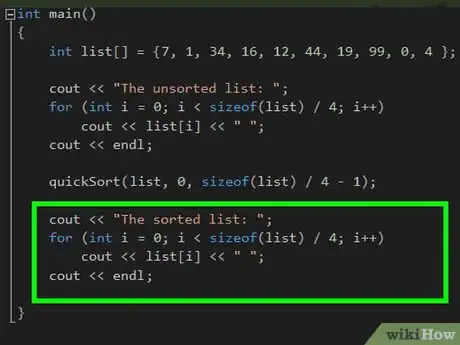 Image titled Quick Sort an Array in C++ Step 11