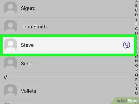Image titled Block Someone on Viber on iPhone or iPad Step 3