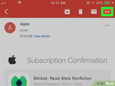 Image titled Copy Emails from Gmail on iPhone or iPad Step 3