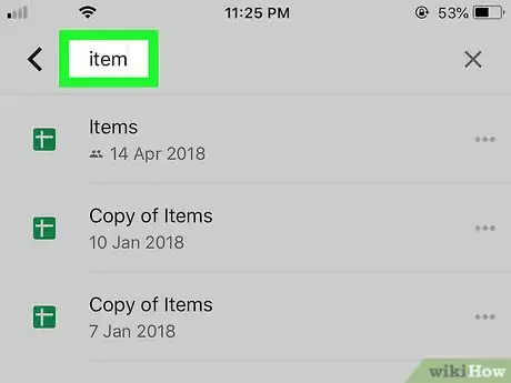 Image titled Search in Google Sheets on iPhone or iPad Step 11