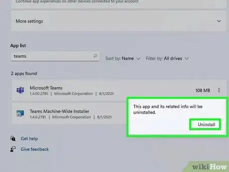 Image titled Remove Microsoft Teams on Windows Step 22