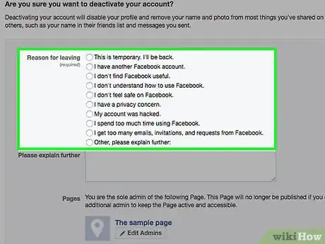 Image titled Deactivate a Facebook Account Step 21