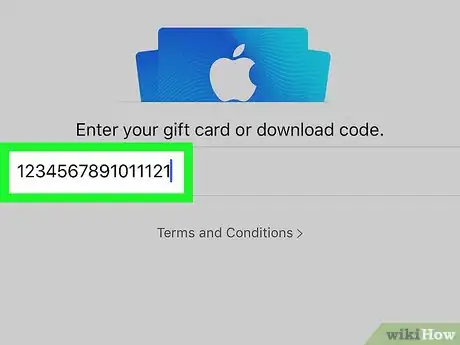 Image titled Add an iTunes Gift Card to iPhone Step 6