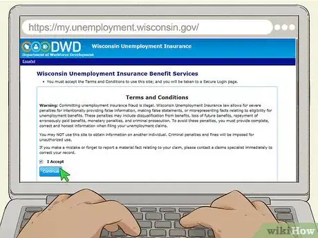 Image titled File for Unemployment in Wisconsin Step 5