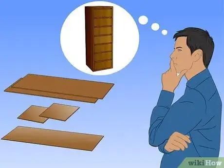 Image titled Build a Tall Drawer Chest Step 1