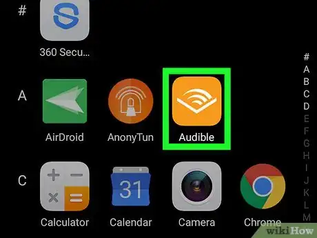 Image titled Purchase an Audible Book on Android Step 1