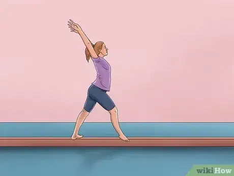 Image titled Do to Back Walkovers on the Beam Step 10