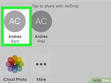 Image titled Use AirDrop on iPhone or iPad Step 9