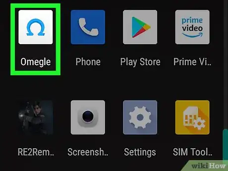 Image titled Send a Message on Omegle on Android Step 1