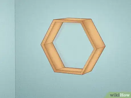Image titled Decorate Hexagon Shelves Step 1