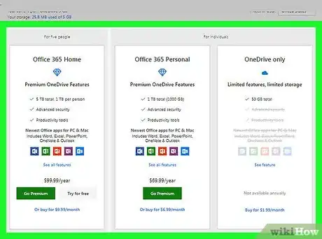 Image titled Increase Microsoft Onedrive Cloud Storage Step 4