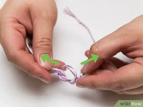 Image titled Make a Candy Stripe Friendship Bracelet Step 10