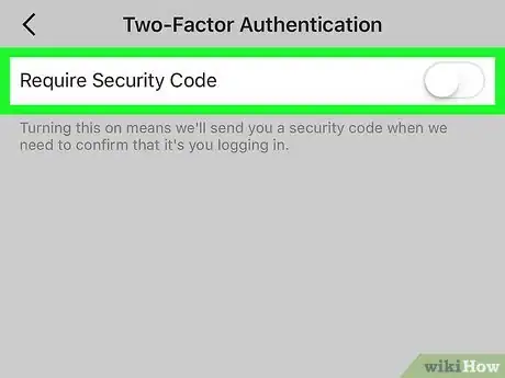 Image titled Enable Two Factor Authentication on Instagram on iPhone or iPad Step 5