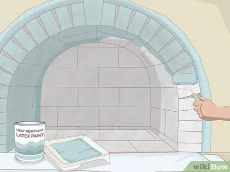 Image titled Paint a Brick Fireplace Step 14