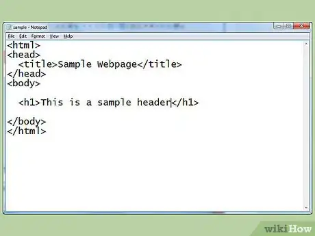 Image titled Make Paragraph Styled Heading Text in HTML Step 5