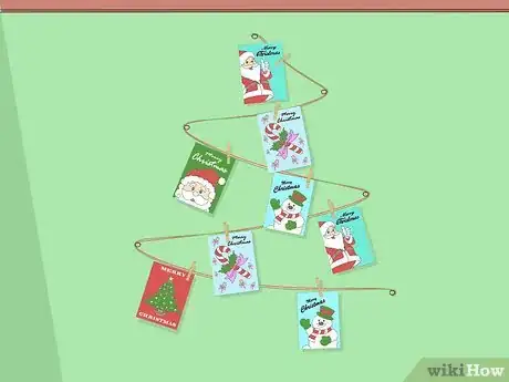 Image titled Hang Christmas Cards Step 3