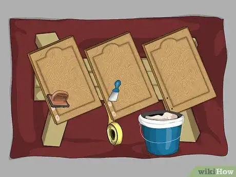 Image titled Paint Oak Cabinets Step 6