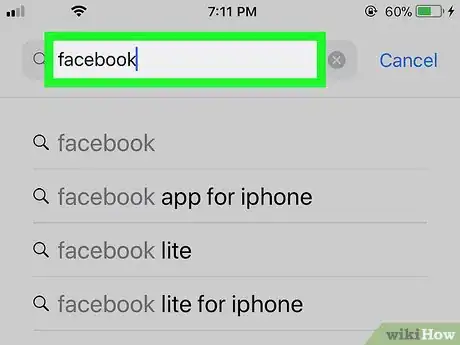Image titled Download the Facebook Application for the iPhone Step 4