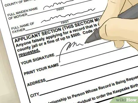 Image titled Obtain a Copy of Your Birth Certificate in Alabama Step 17