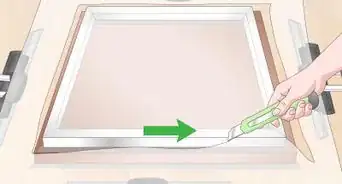 Restretch a Silkscreen Frame With Adhesive