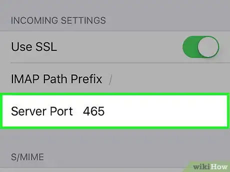 Image titled Use SSL for a Mail App Email Account on an iPhone Step 17